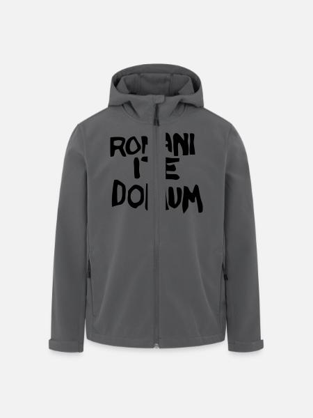 Romani ite Donum - Recycelte Männer Softshell-Jacke von Stanley/Stella - Schwarz
