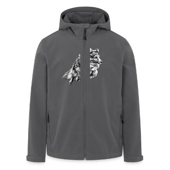 Agility Jumper - Recycelte Männer Softshell-Jacke von Stanley/Stella - Anthrazit - Vorne - AI Model Male 185 light (185cm)