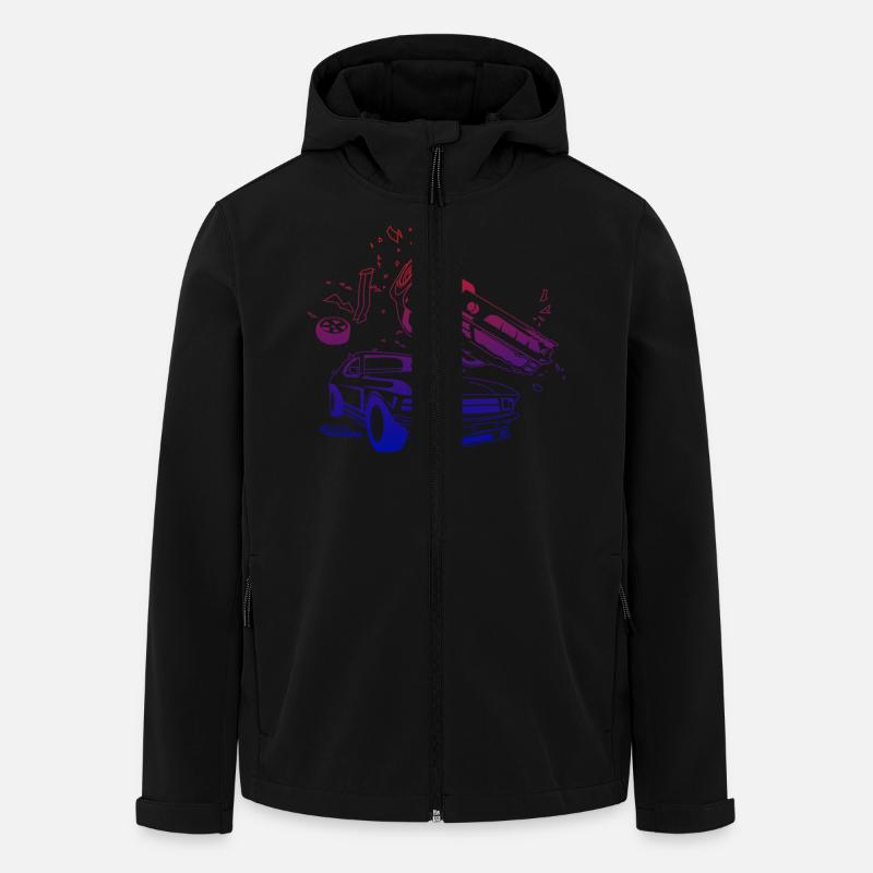 Absturz-Modus Gamer - Recycelte Männer Softshell-Jacke von Stanley/Stella - Schwarz