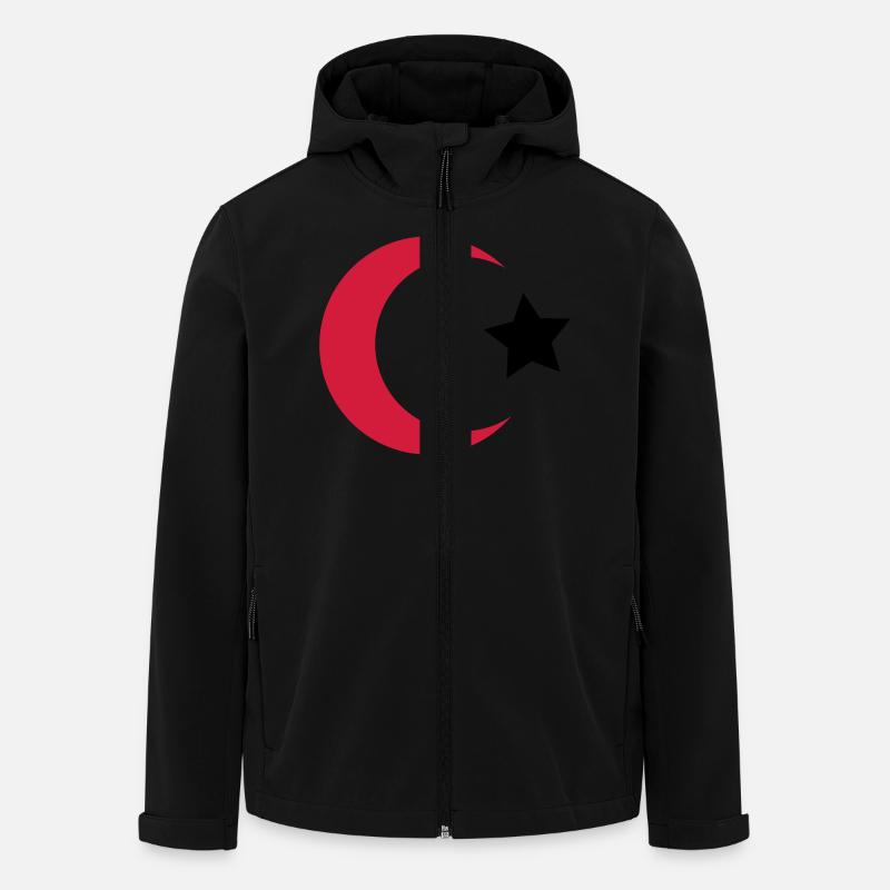 türkei - Recycelte Männer Softshell-Jacke von Stanley/Stella - Schwarz