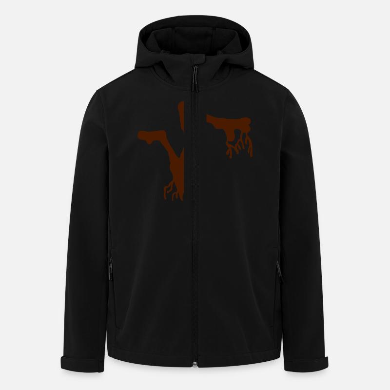 Root - Recycelte Männer Softshell-Jacke von Stanley/Stella - Schwarz