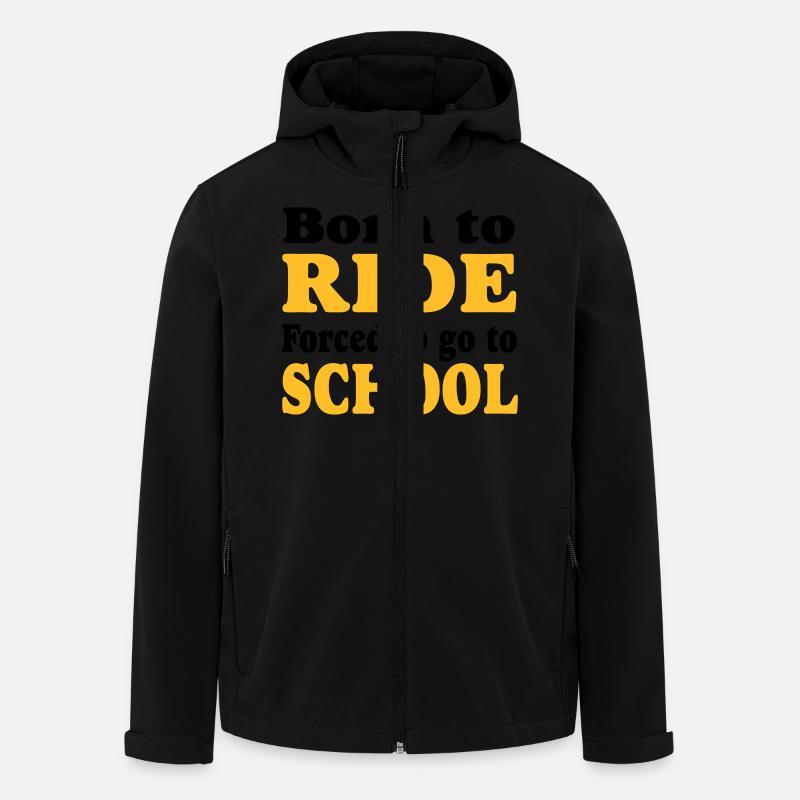 reiten - Recycelte Männer Softshell-Jacke von Stanley/Stella - Schwarz