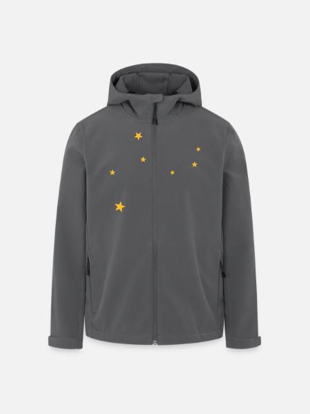 Virgo constellation - Men’s Recycled Softshell Jacket by Stanley/Stella - black