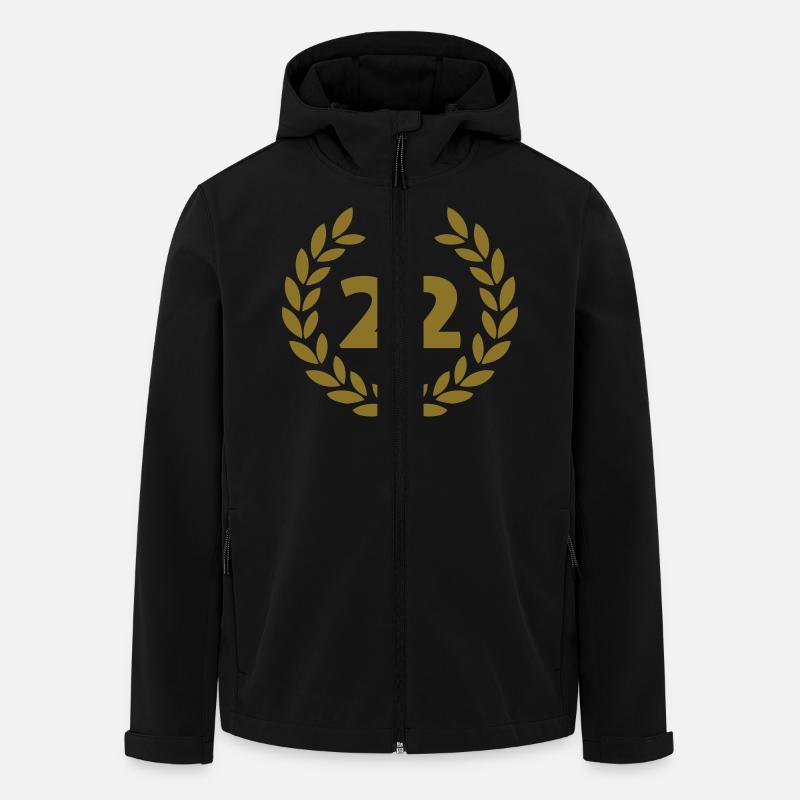 22 - Recycelte Männer Softshell-Jacke von Stanley/Stella - Schwarz