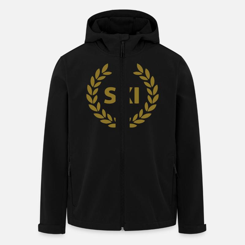 ski - Men’s Recycled Softshell Jacket by Stanley/Stella - black