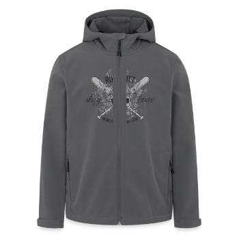 Ruhrpott Meine Heimat - Recycelte Männer Softshell-Jacke von Stanley/Stella - Schwarz - Vorne - AI Model Male 185 light (185cm)