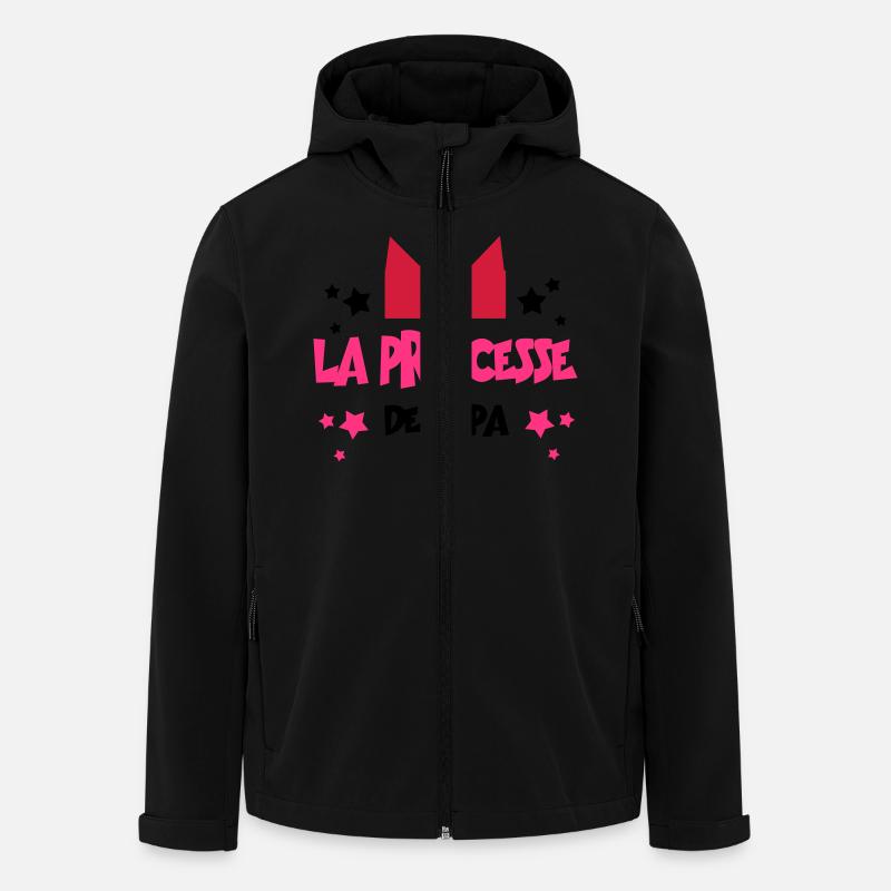 la princesse de papa - Veste softshell homme en polyester recyclé Stanley/Stella - noir