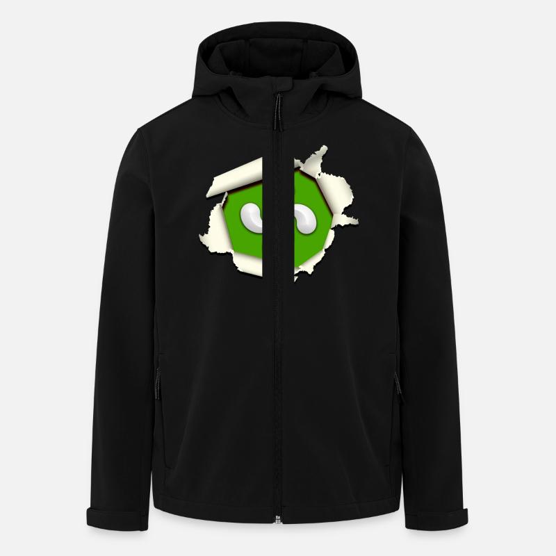 Croix du Pays Basque - Veste softshell homme en polyester recyclé Stanley/Stella - noir