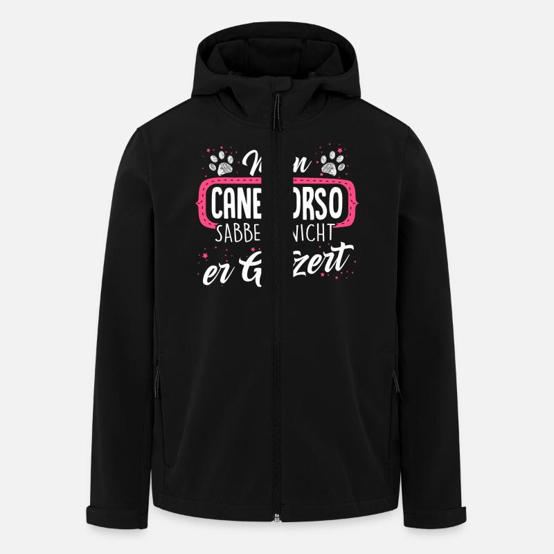 CANE-CORSO - sabber - Recycelte Männer Softshell-Jacke von Stanley/Stella - Schwarz