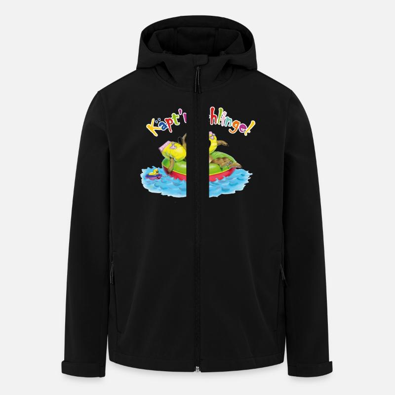 Captain rascal - Men’s Recycled Softshell Jacket by Stanley/Stella - black