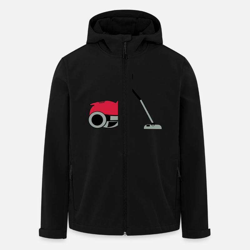 staubsauger - Recycelte Männer Softshell-Jacke von Stanley/Stella - Schwarz
