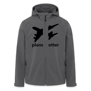 potier de planification - Veste softshell homme en polyester recyclé Stanley/Stella - noir - Devant - AI Model Male 185 light (185cm)