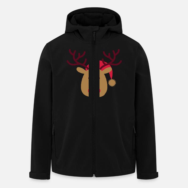 moose - Men’s Recycled Softshell Jacket Discoverer by Stanley/Stella - black