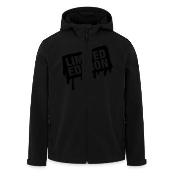 limited_edition_stamp_wq1 - Veste softshell homme en polyester recyclé Stanley/Stella - noir - Devant - AI Model Male 185 light (185cm)