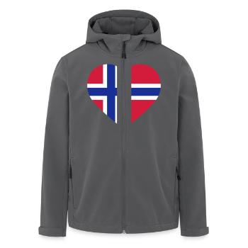 Coeur de Norvège - Veste softshell homme en polyester recyclé Stanley/Stella - noir - Devant - AI Model Male 185 light (185cm)
