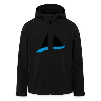 Voile, marin, voilier, bateau, sailor, sailing - Veste softshell homme en polyester recyclé Stanley/Stella - noir - Devant - AI Model Male 185 light (185cm)