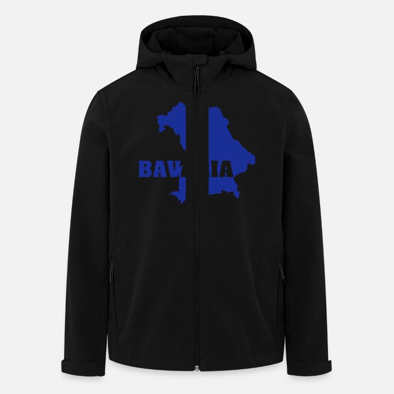 Bavaria (ID: 002007) - Recycelte Männer Softshell-Jacke von Stanley/Stella - Schwarz