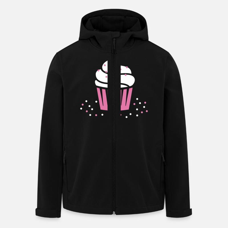 Cupcake - Men’s Recycled Softshell Jacket by Stanley/Stella - black