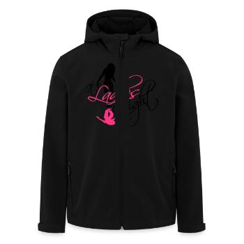 celebrate cool it's ladies night emanating girlfri - Men’s Recycled Softshell Jacket by Stanley/Stella - black - Front - AI Model Male 185 light (185cm)