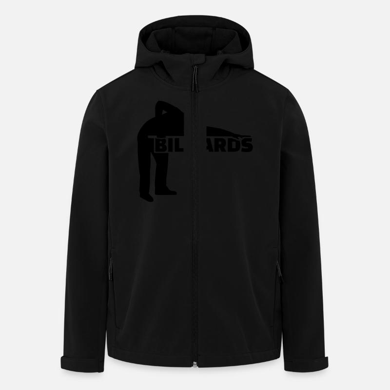 Billard - Recycelte Männer Softshell-Jacke von Stanley/Stella - Schwarz