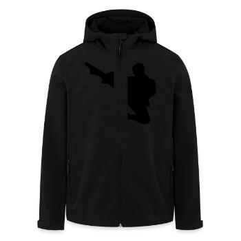 Karate - Kung Fu - Thai Boxen - Taekwondo - Recycelte Männer Softshell-Jacke von Stanley/Stella - Schwarz - Vorne - AI Model Male 185 light (185cm)