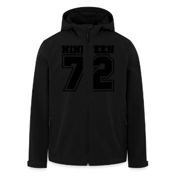 1972 - Veste softshell homme en polyester recyclé Stanley/Stella - noir - Devant - AI Model Male 185 light (185cm)