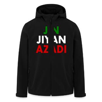 jin jiyan azadi - Veste softshell homme en polyester recyclé Stanley/Stella - noir - Devant - AI Model Male 185 light (185cm)