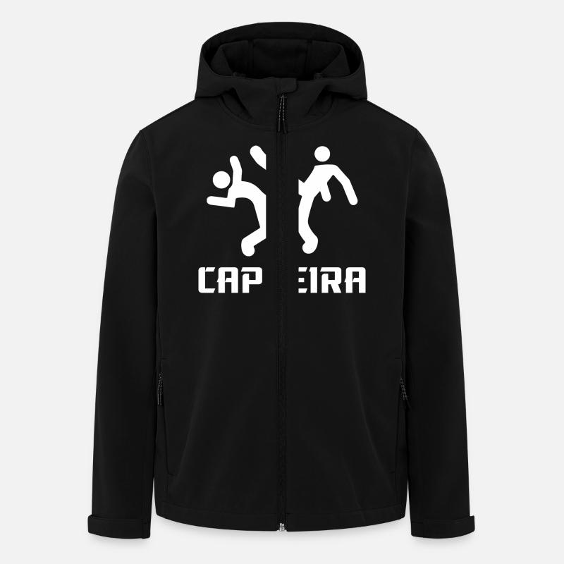 Capoeira - Veste softshell homme en polyester recyclé Stanley/Stella - noir