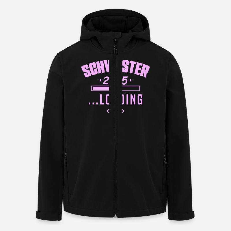 Sister 2025 Loading - Men’s Recycled Softshell Jacket by Stanley/Stella - black