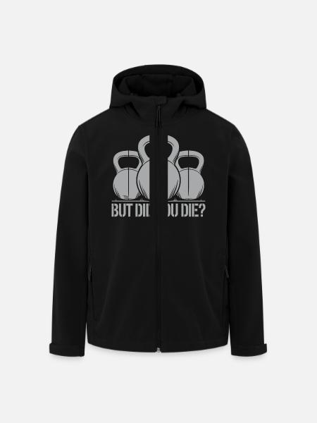 Motivation med humor til gymnastiksalen - Stanley/Stella herre softshelljakke i genanvendt polyester - sort