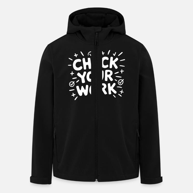Mathe mit einem Augenzwinkern - Recycelte Männer Softshell-Jacke von Stanley/Stella - Schwarz