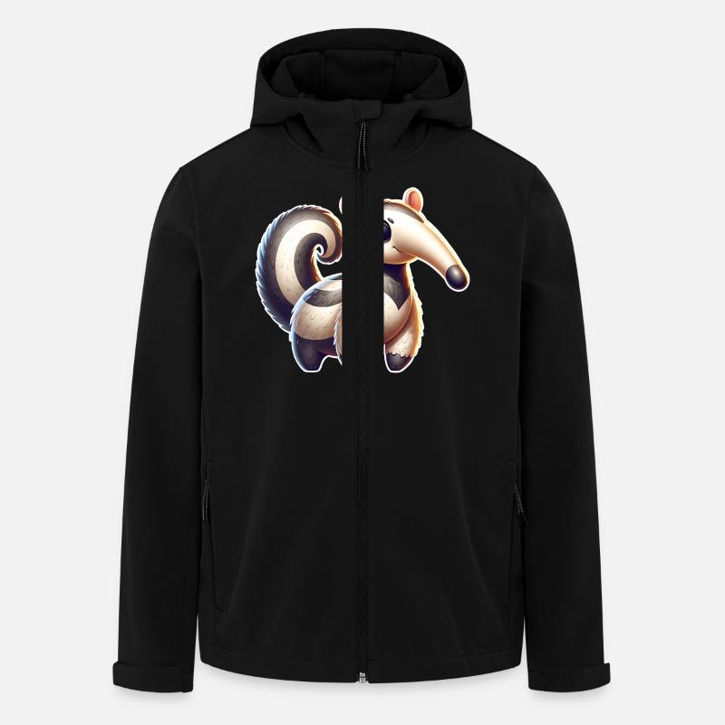 Fourmilier - Veste softshell homme en polyester recyclé Stanley/Stella - noir