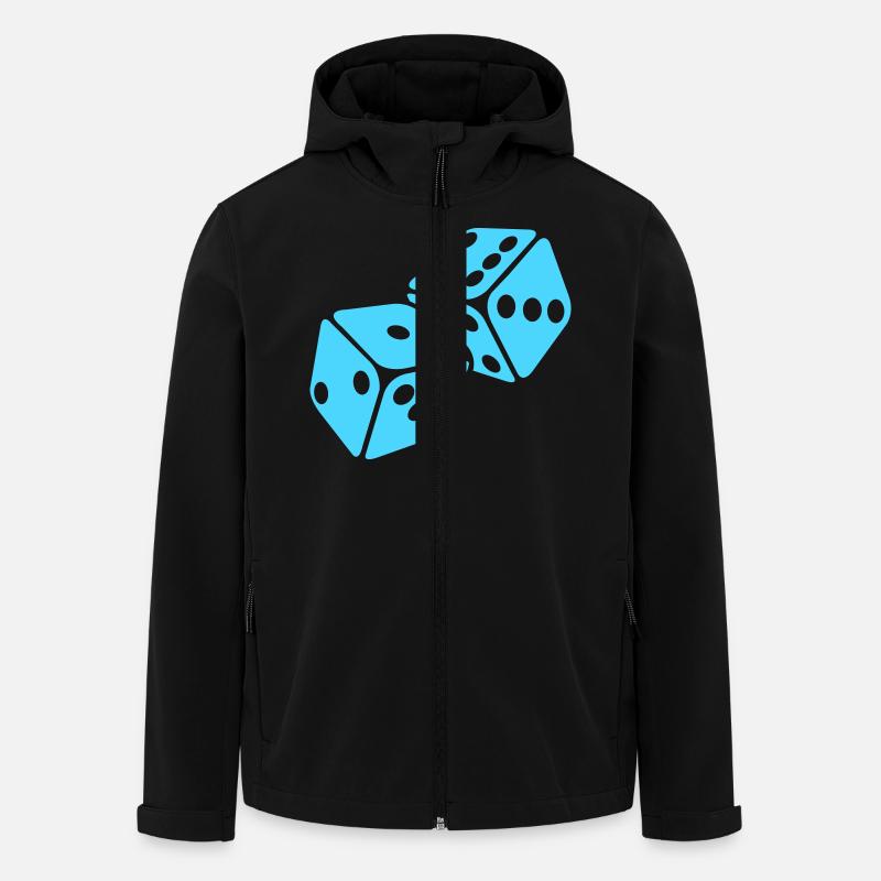 cube - Veste softshell homme en polyester recyclé Stanley/Stella - noir