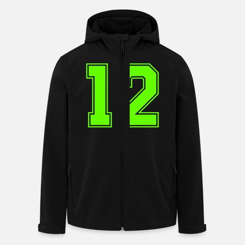 12 - Recycelte Männer Softshell-Jacke von Stanley/Stella - Schwarz