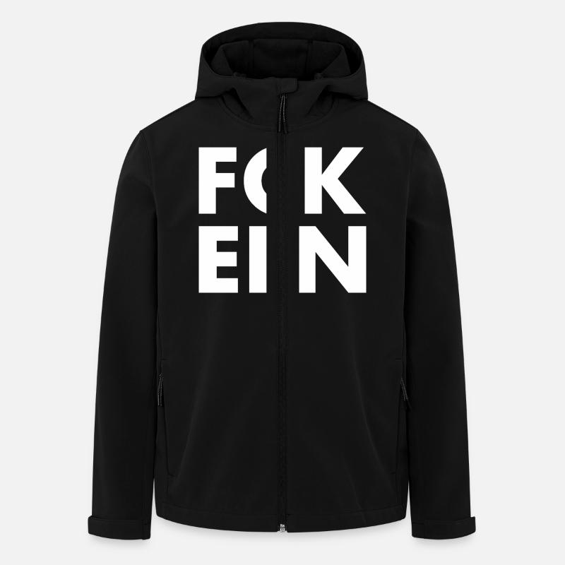 Fck eln - Veste softshell homme en polyester recyclé Stanley/Stella - noir