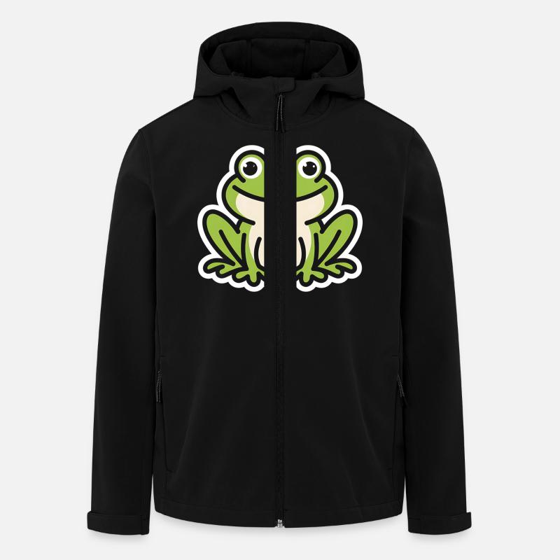 toad - Men’s Recycled Softshell Jacket by Stanley/Stella - black