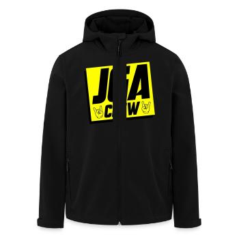 Jga Crew Junggesellenabschied - Recycelte Männer Softshell-Jacke von Stanley/Stella - Schwarz - Vorne - AI Model Male 185 light (185cm)