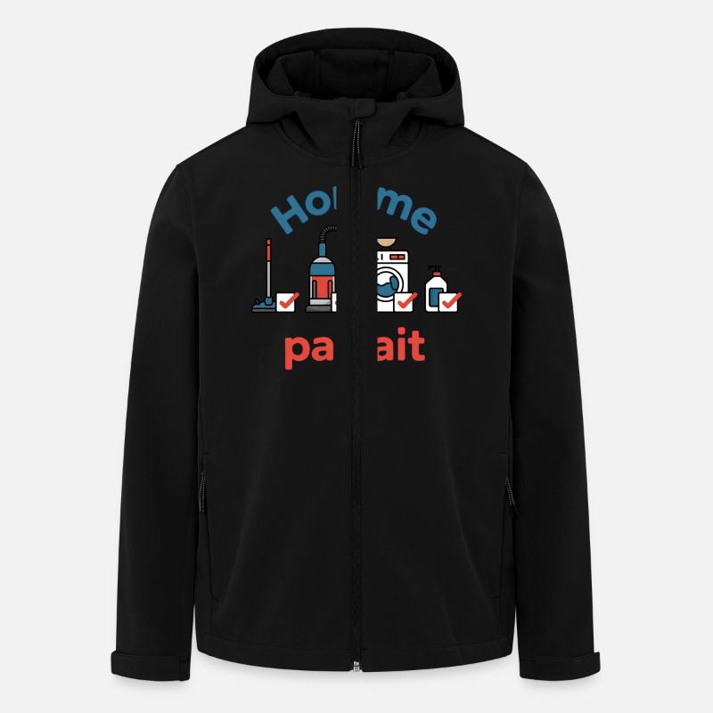 Perfect man - Men’s Recycled Softshell Jacket by Stanley/Stella - black