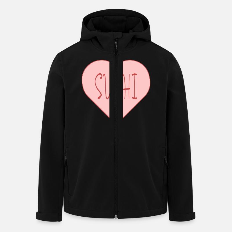 Sushi love sushi time - Men’s Recycled Softshell Jacket by Stanley/Stella - black