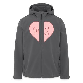 tamales liebe tamales Zeit - Recycelte Männer Softshell-Jacke von Stanley/Stella - Schwarz - Vorne - AI Model Male 185 light (185cm)