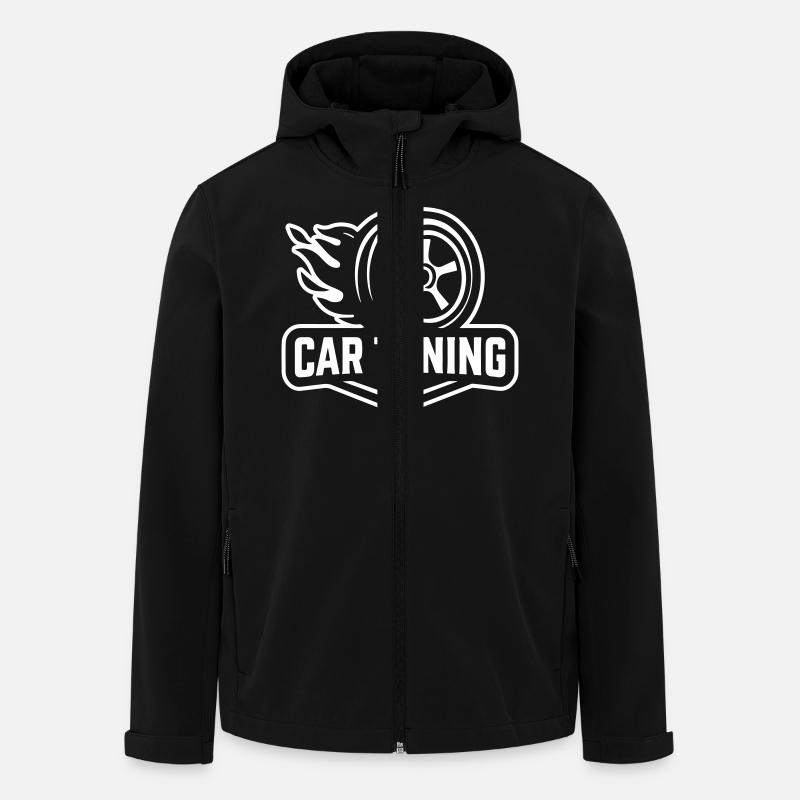 Auto Tuning Autoreifen - Recycelte Männer Softshell-Jacke von Stanley/Stella - Schwarz