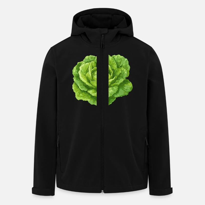 Salat - Recycelte Männer Softshell-Jacke von Stanley/Stella - Schwarz