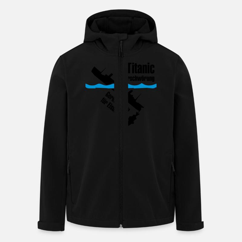 Titanic - Recycelte Männer Softshell-Jacke von Stanley/Stella - Schwarz