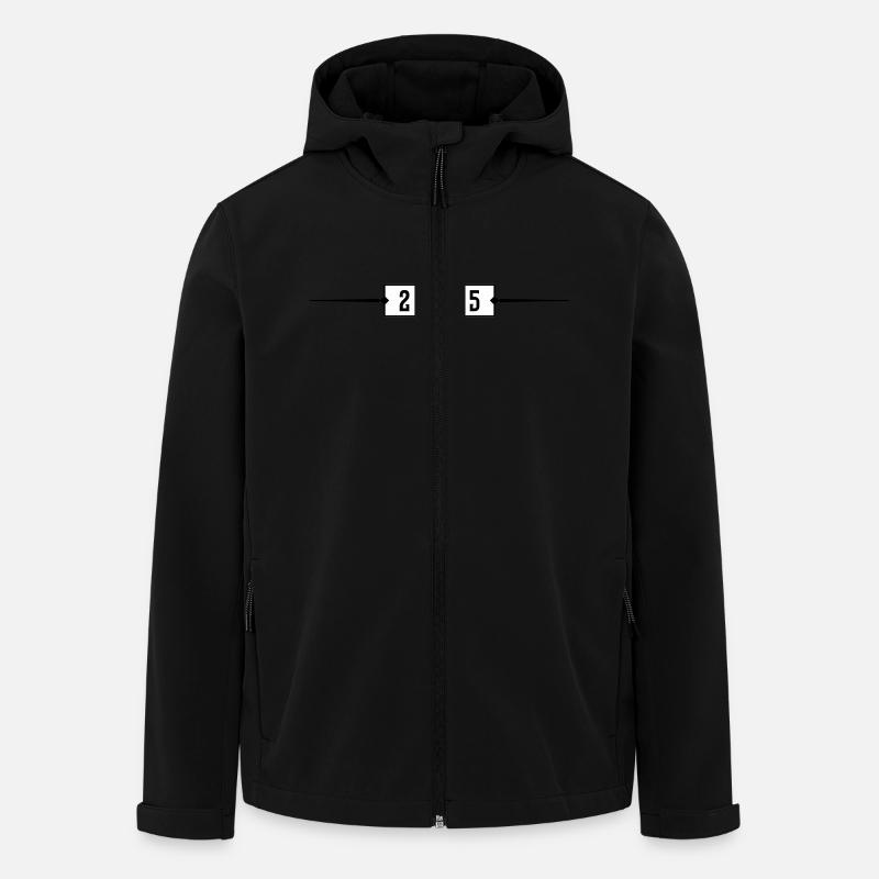 Ornement 2025 - Veste softshell homme en polyester recyclé Stanley/Stella - noir