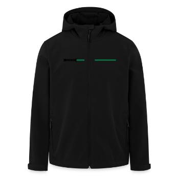 Lichtschwert - Recycelte Männer Softshell-Jacke von Stanley/Stella - Schwarz - Vorne - AI Model Male 185 light (185cm)
