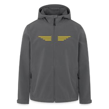 Lithuania T-Shirt – Pride and Style - Men’s Recycled Softshell Jacket by Stanley/Stella - black - Front - AI Model Male 185 light (185cm)