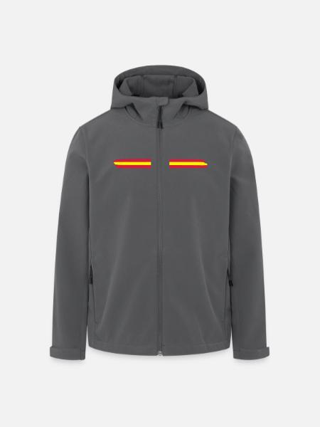 spain_3__f2 - Men’s Recycled Softshell Jacket by Stanley/Stella - black