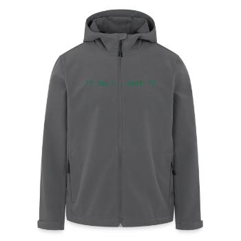 no comment - Recycelte Männer Softshell-Jacke von Stanley/Stella - Schwarz - Vorne - AI Model Male 185 light (185cm)