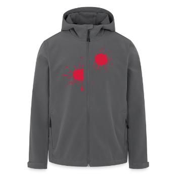 Sang - Veste softshell homme en polyester recyclé Stanley/Stella - noir - Devant - AI Model Male 185 light (185cm)