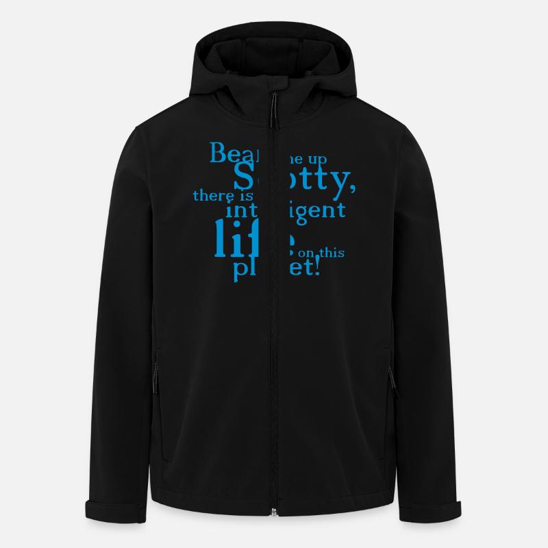 beam me up scotty - Recycelte Männer Softshell-Jacke von Stanley/Stella - Schwarz